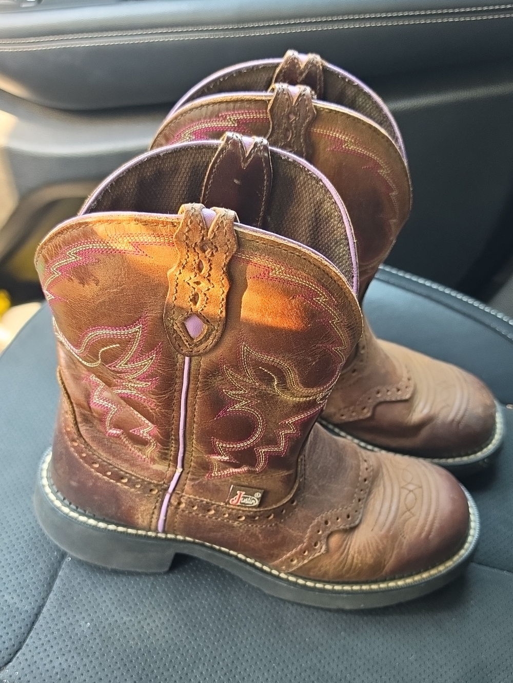 JUSTIN GYPSY BOOTS STYLE L9903 Womens 8B - Picture 4 of 11
